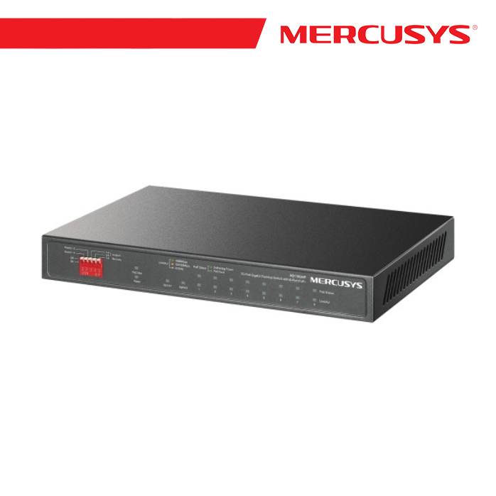 SWITCH 10P GIGABIT RACK\DESK 8P PO 8?GIGABIT POE+ …