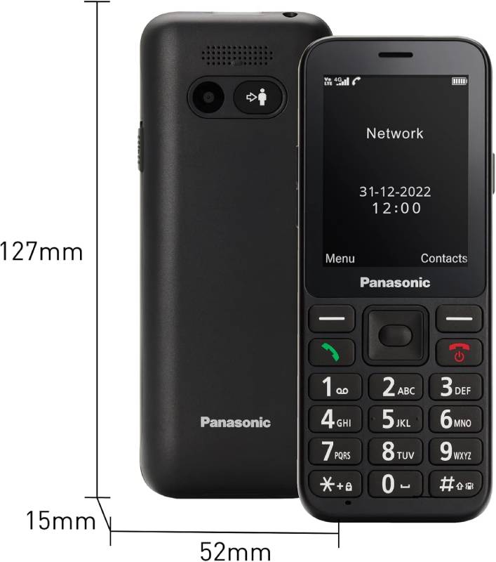 TELEFONO CELLULARE SENIOR 4G 2,4FUNZ SOS FOTOC 1,2MP …