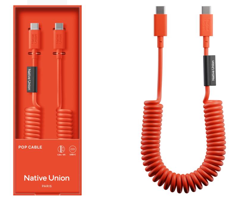 CAVO POP USB-C 1.2M 60W - ALARM RED …