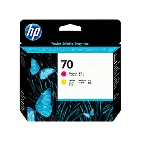 Testina di stampa HP 70, magenta e giallo