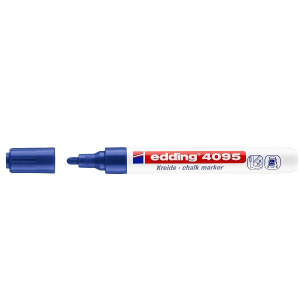 Marcatore a gesso Edding 4095 blu per finestre …