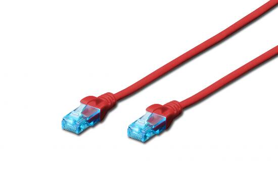 CAVO DI RETE CAT.5E 0,25MT ROSSO (DK15120025R)