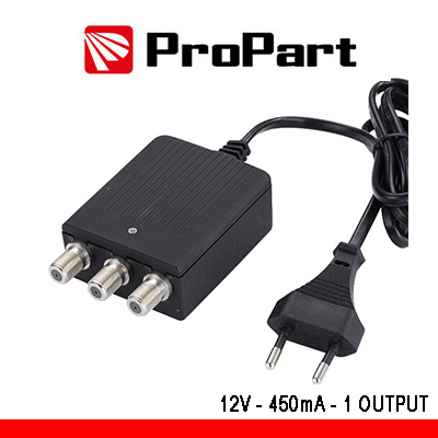 ALIMENTATORE PER AMPLIFICATORI D'ANTENNA TV - 12V 450MA …
