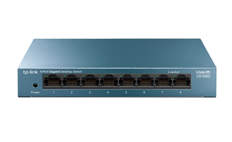 SWITCH RETE 8 PORTE 10/100/1000 LS108G