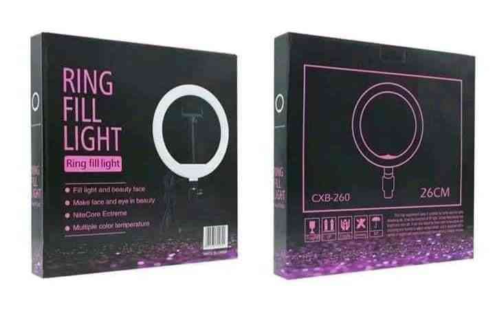 ANELLO DA ILLUMINAZIONE RING FILL LIGHT 10" 26CM …