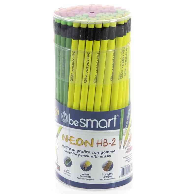 MATITA NEON CON GOMMA - CONF. 96 PZ …