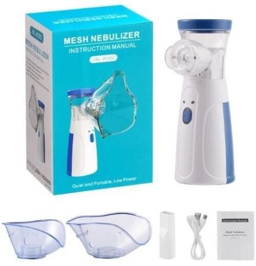 AEROSOL PORTATILE INALATORE NEBULIZZATORE RICARICABILE SILENZIOSO USB JSL-W302