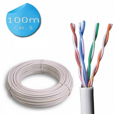 MATASSA CAVO DI RETE 100 MT CAT.5E U/UTP …