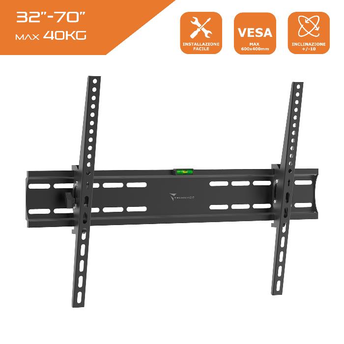 STAFFA SUPPORTO A PARETE DA 32" A 70" …