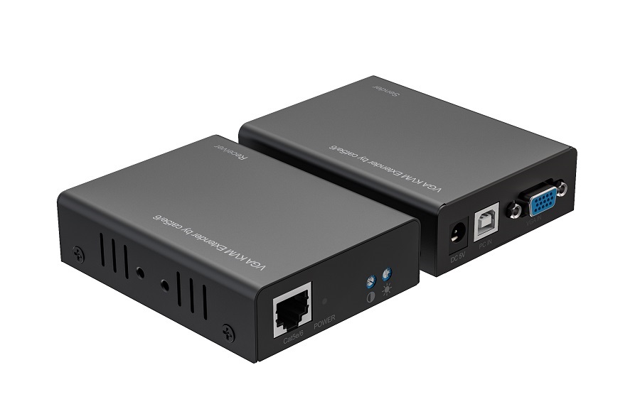 KIT TX-RX EXTENDER VGA E SEGNALE USB - …