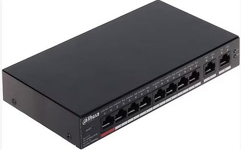 SWITCH RETE 8 PORTE POE + 2 PORTE …