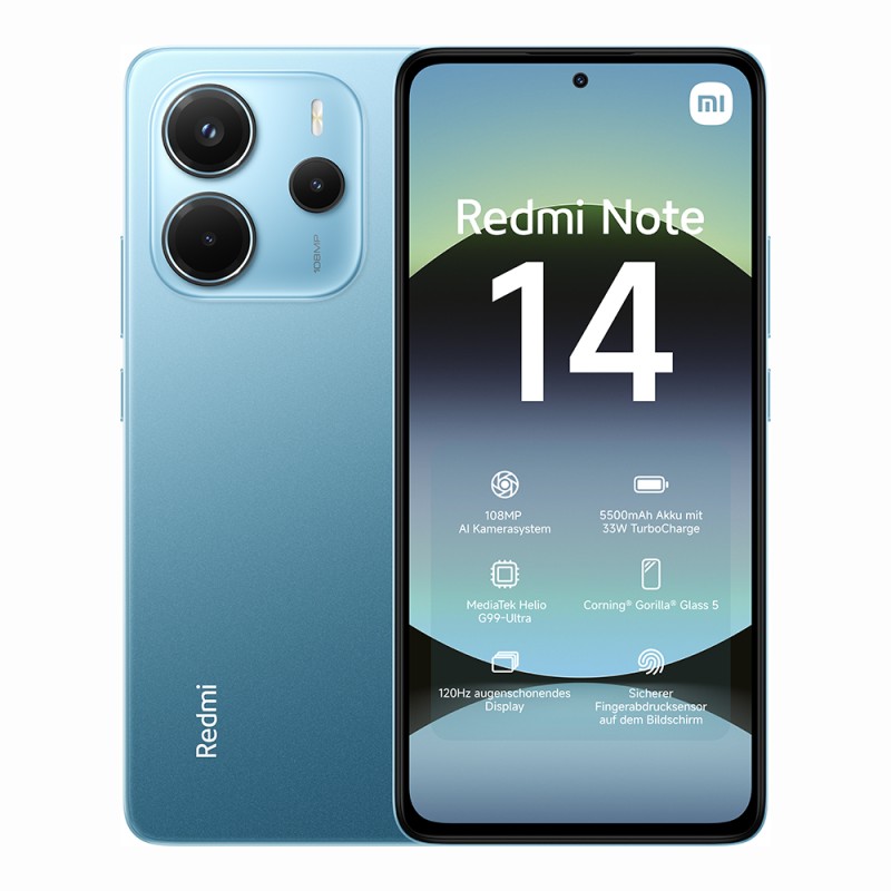 SMARTPHONE REDMI NOTE 14 - 6+128GB OCEAN BLUE …