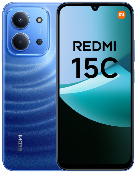 SMARTPHONE REDMI 15C 4+128GB MIDNIGHT BLUE NERO 4G …