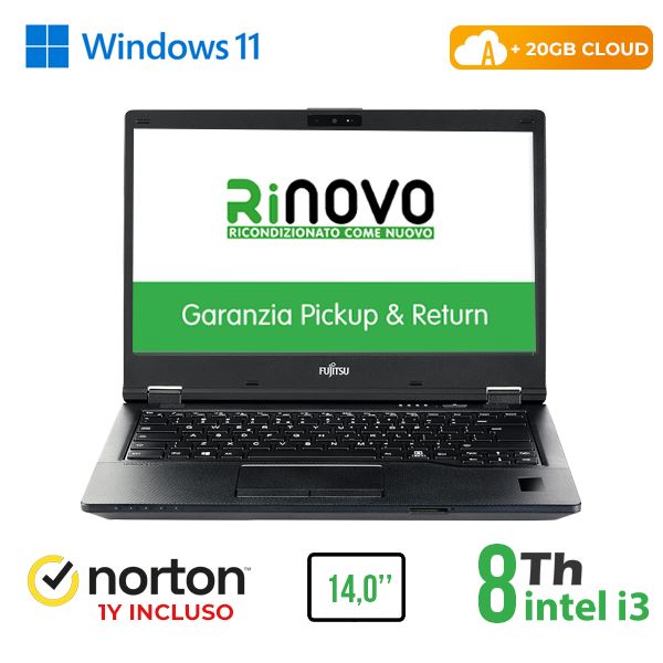 NOTEBOOK FUJITSU E5490 INTEL CORE I3-8 GEN. 14" …