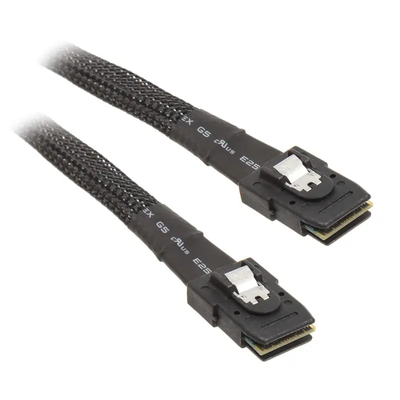 Silverstone SST-CPS02 Cavo Esterno Schermato Mini-SAS, Nero - …