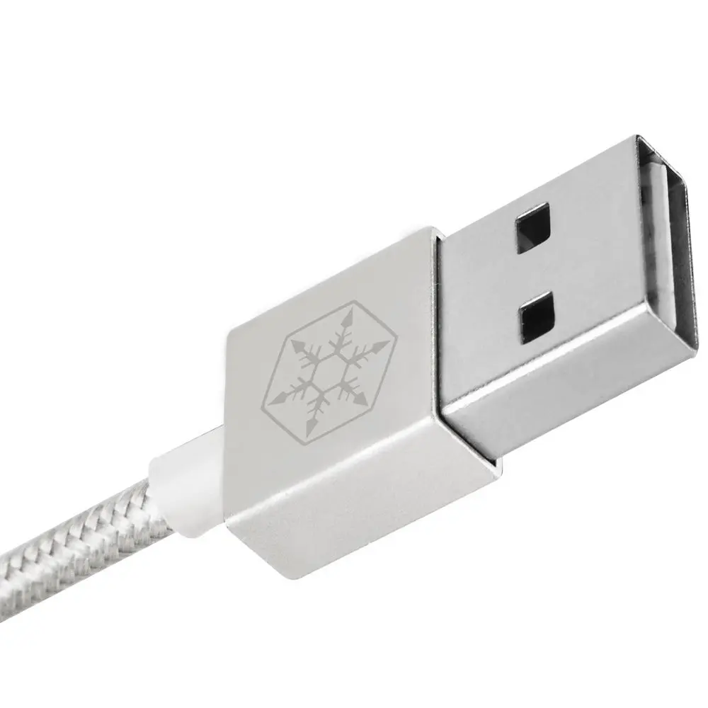 Silverstone SST-CPU01S Cavo USB-A / Micro-B, Argento - …