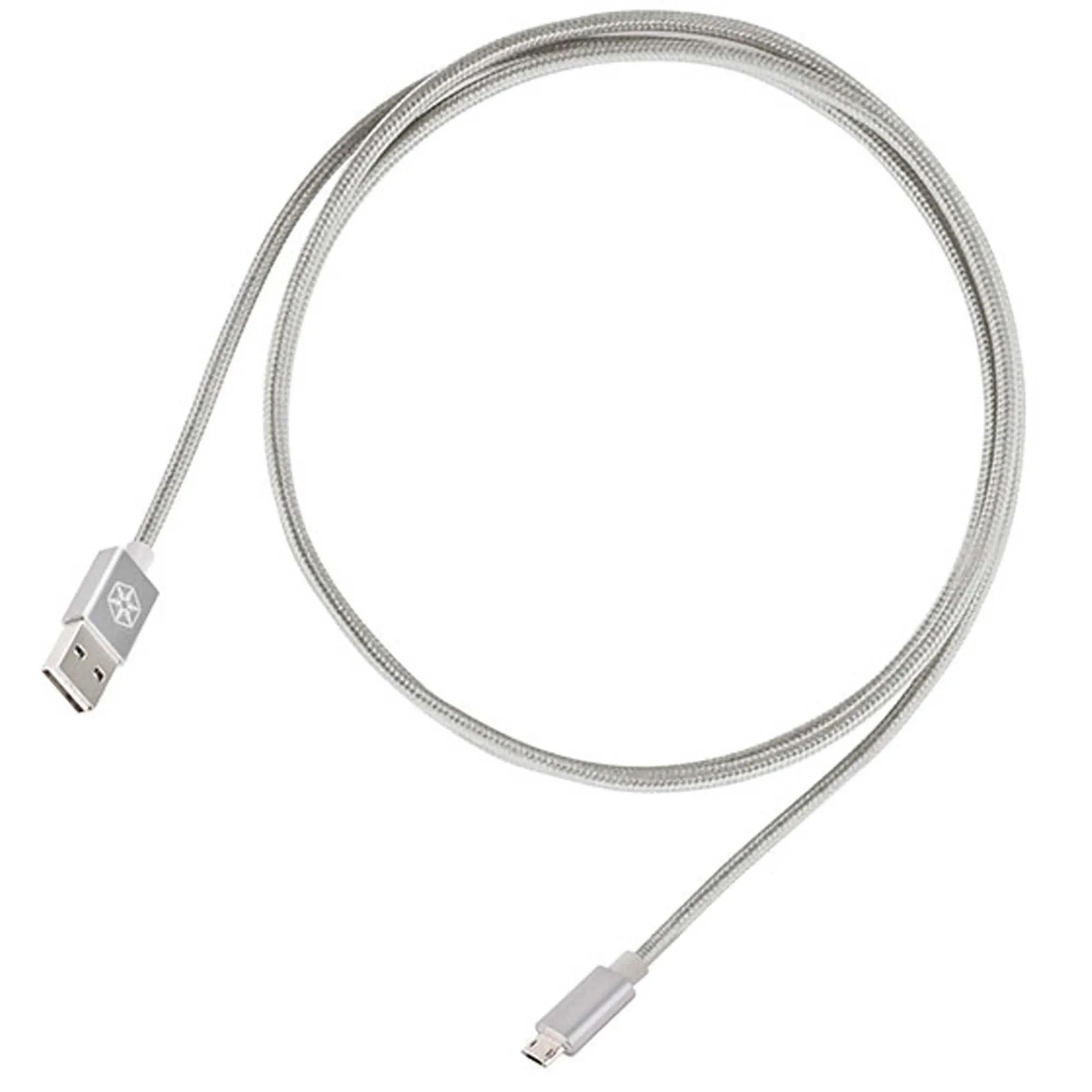 Silverstone SST-CPU01S-1800 Cavo Reversibile USB-A / Micro-B, Silver …