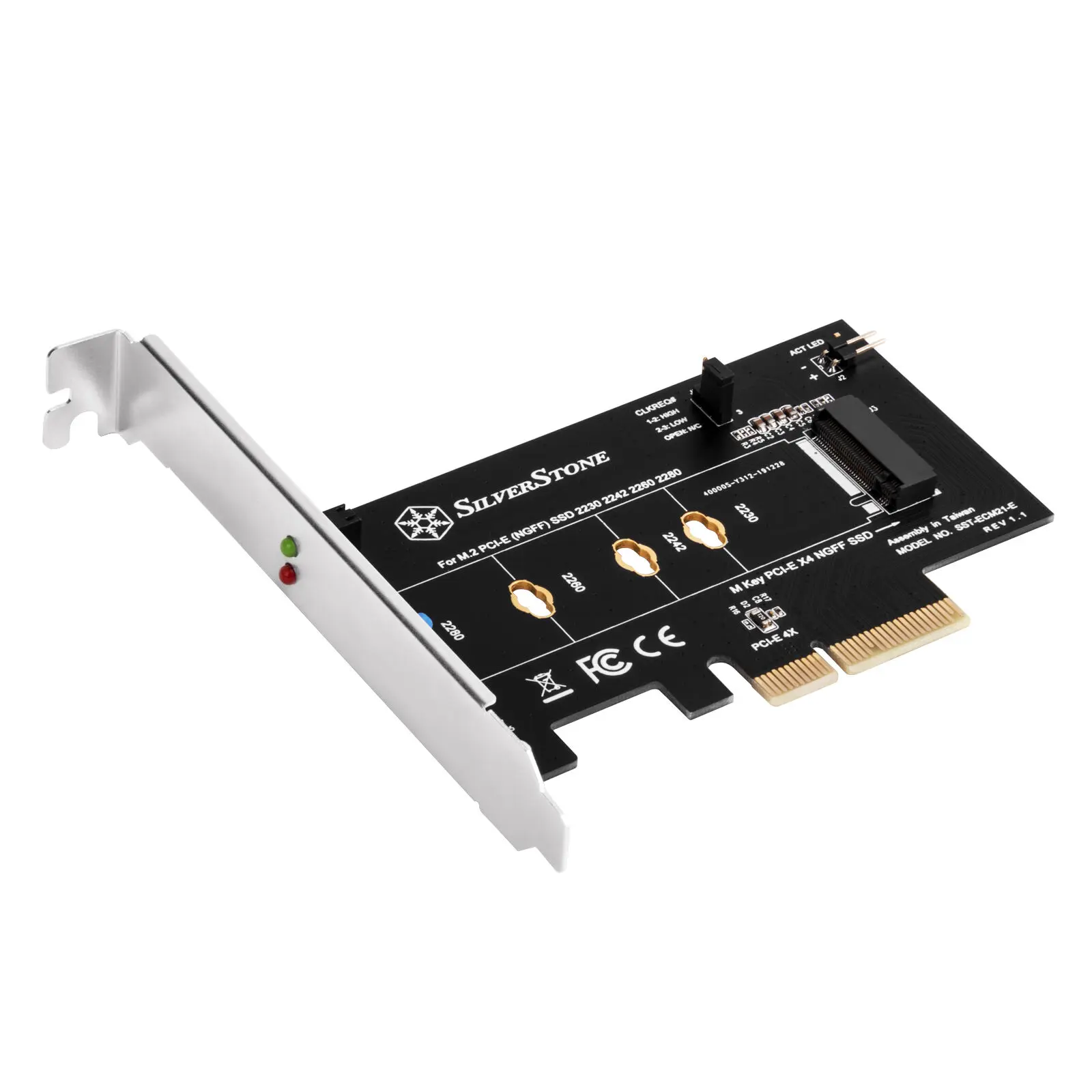 Scheda adattatore Silverstone ECM21-E M.2 da PCIe/NVMe SSD …