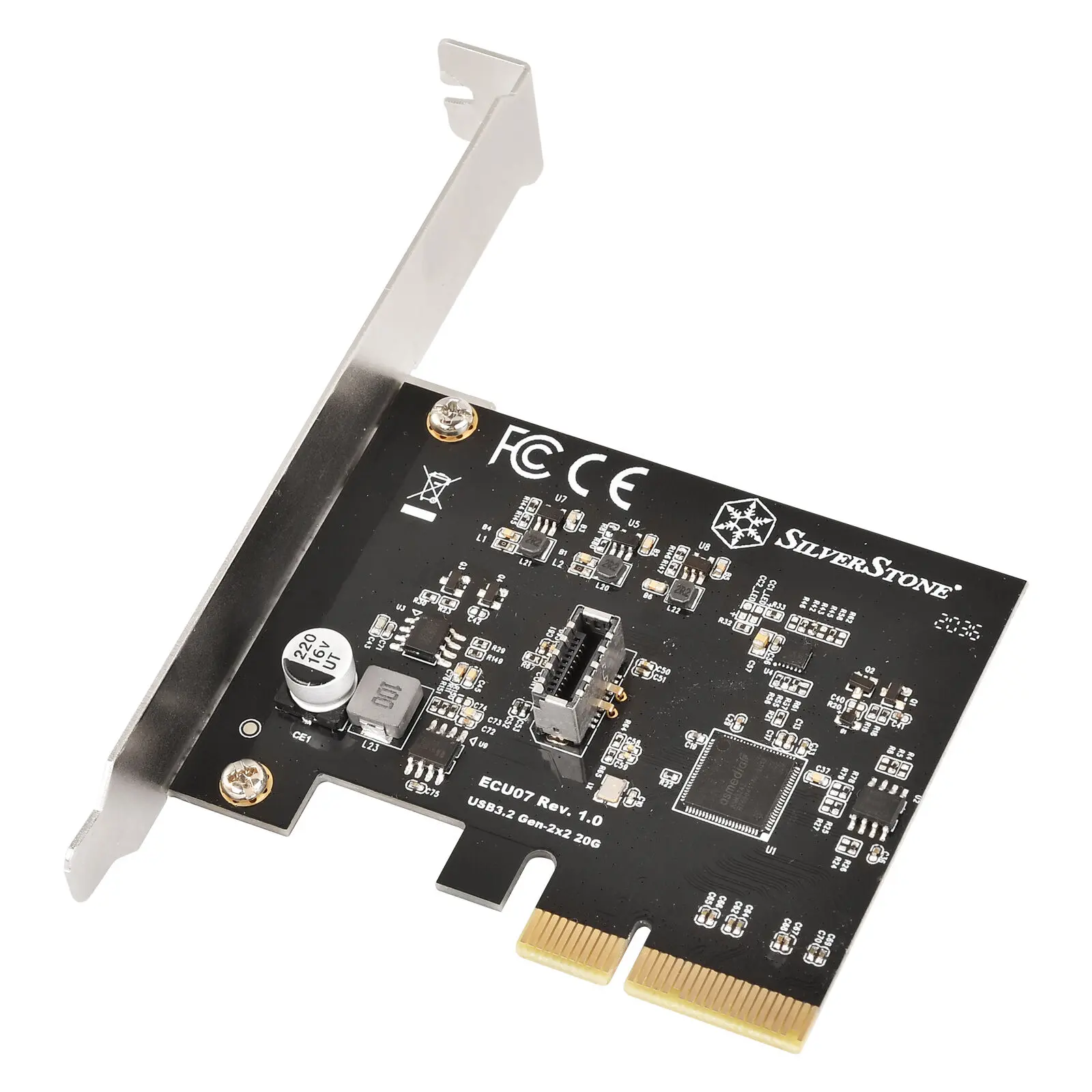 Silverstone SST-ECU07, Controller USB-C 3.2 Gen 2x2 - …