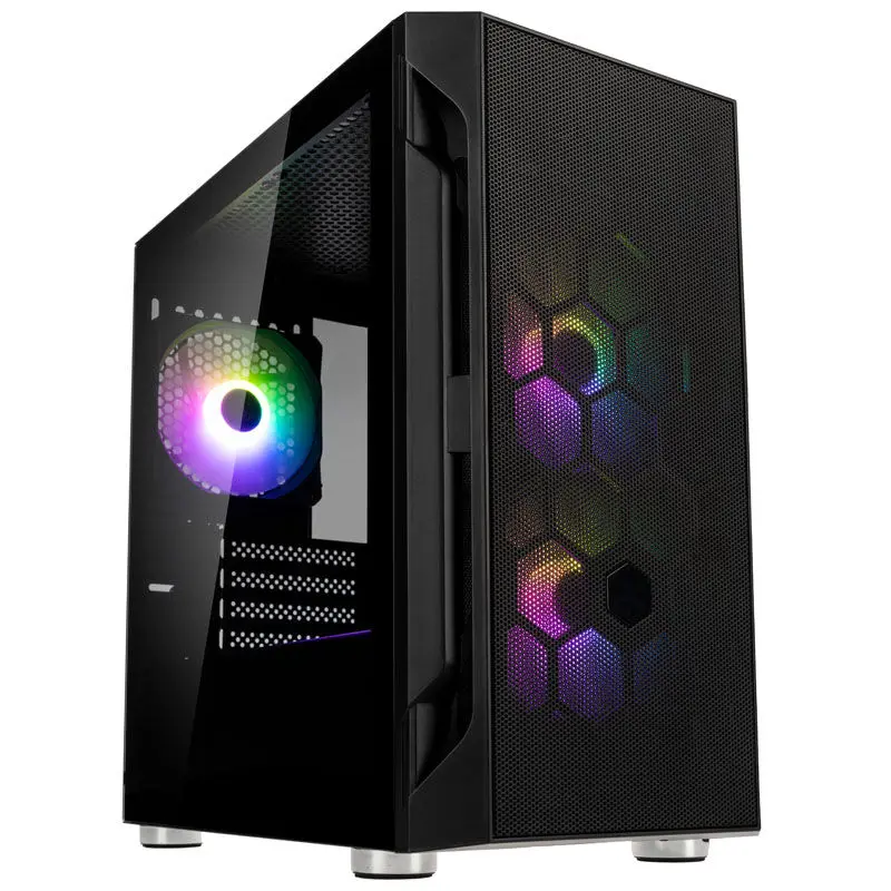 Silverstone SST-FAH1MB-PRO Fara H1M Pro Micro-ATX, ARGB, Tempered …