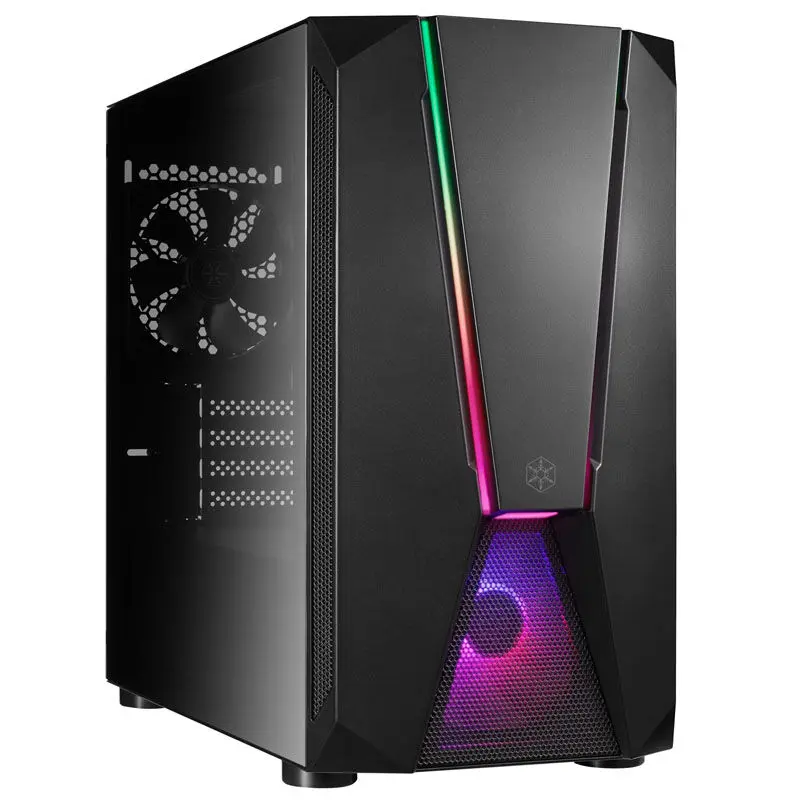 Silverstone SST-FAV1MB-PRO Fara V1M Pro Micro-ATX, ARGB, Tempered …