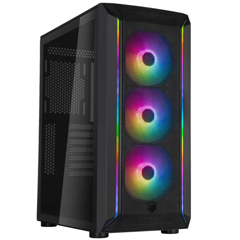 Silverstone SST-FA511Z-BG Fara 511Z, ARGB, Tempered Glass - …