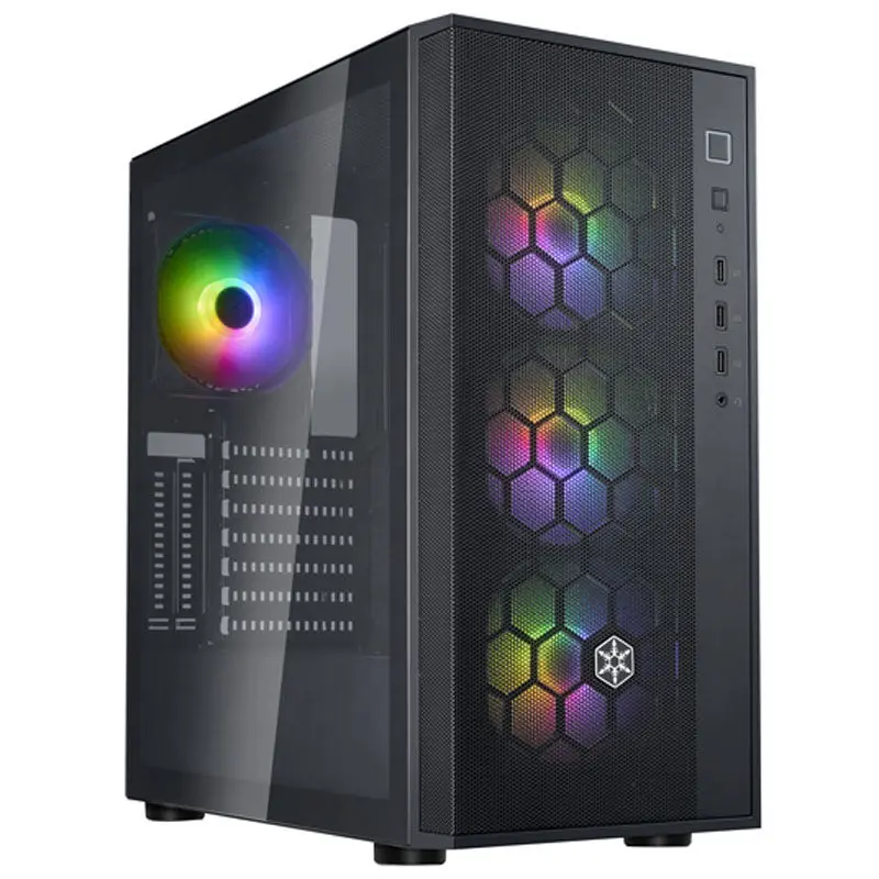 Silverstone SST-FAR1B-PRO-V2 Fara R1 Pro V2, ARGB, Tempered …