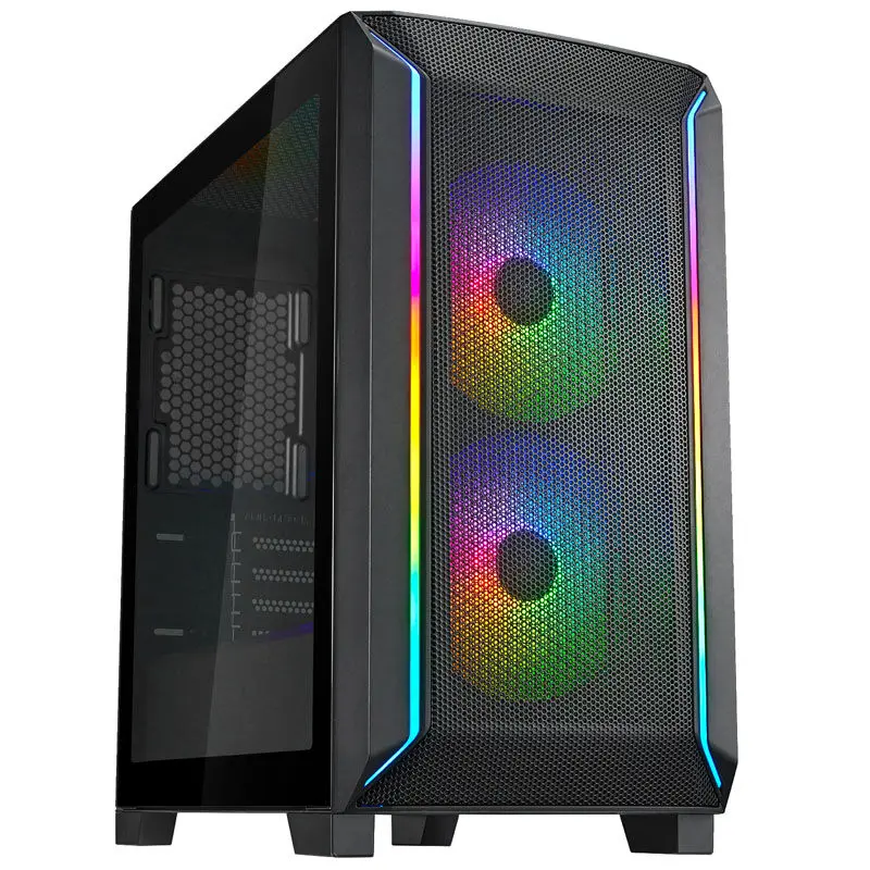 Silverstone SST-FA312Z-BG Fara 312Z, ARGB, Tempered Glass - …