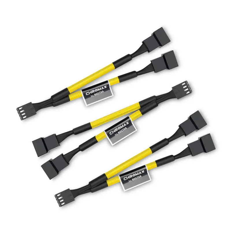 Noctua NA-SYC1 chromax.yellow Cavo Splitter Y 4-Pin PWM …