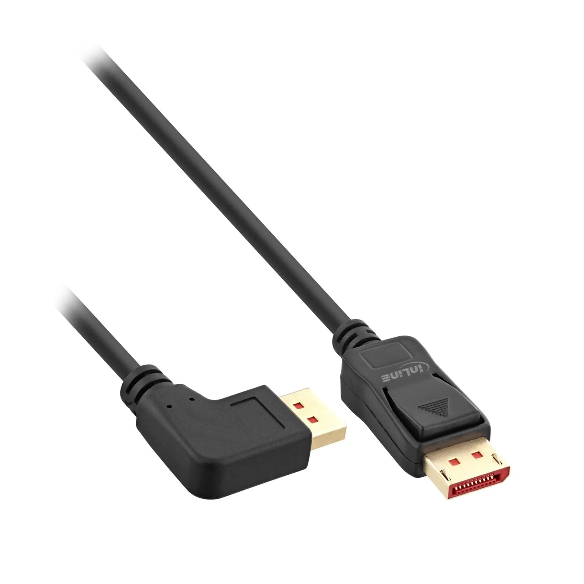 InLine Cavo DisplayPort 8K (UHD-2) angolato verso sinistra, …