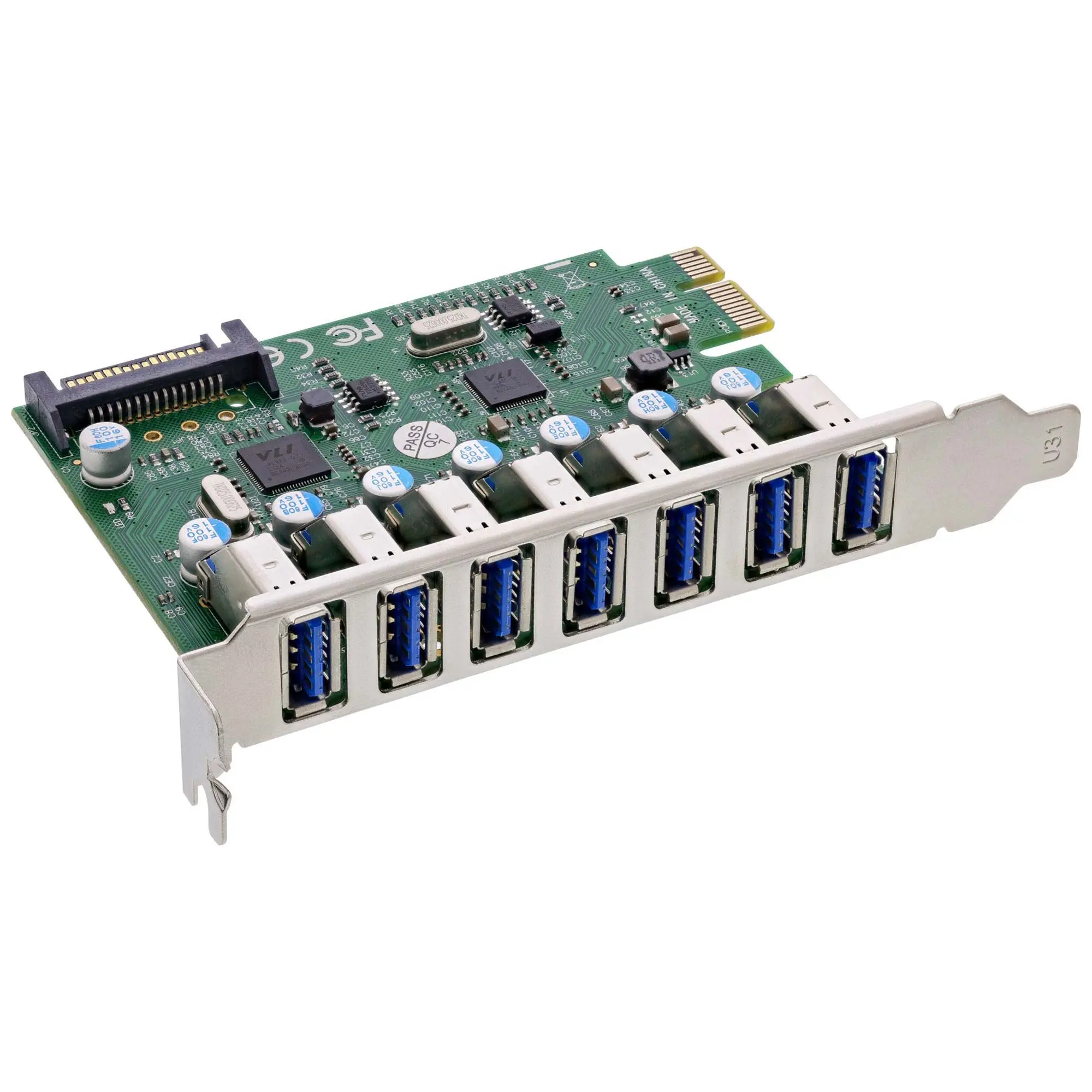 InLine Scheda di interfaccia 7x USB-A 3.2 Gen.1, …