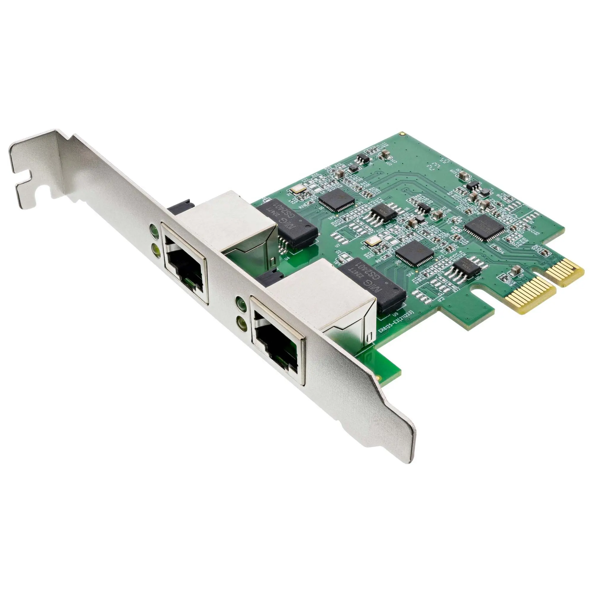 InLine Scheda di rete Dual Gigabit, 2x RJ45 …
