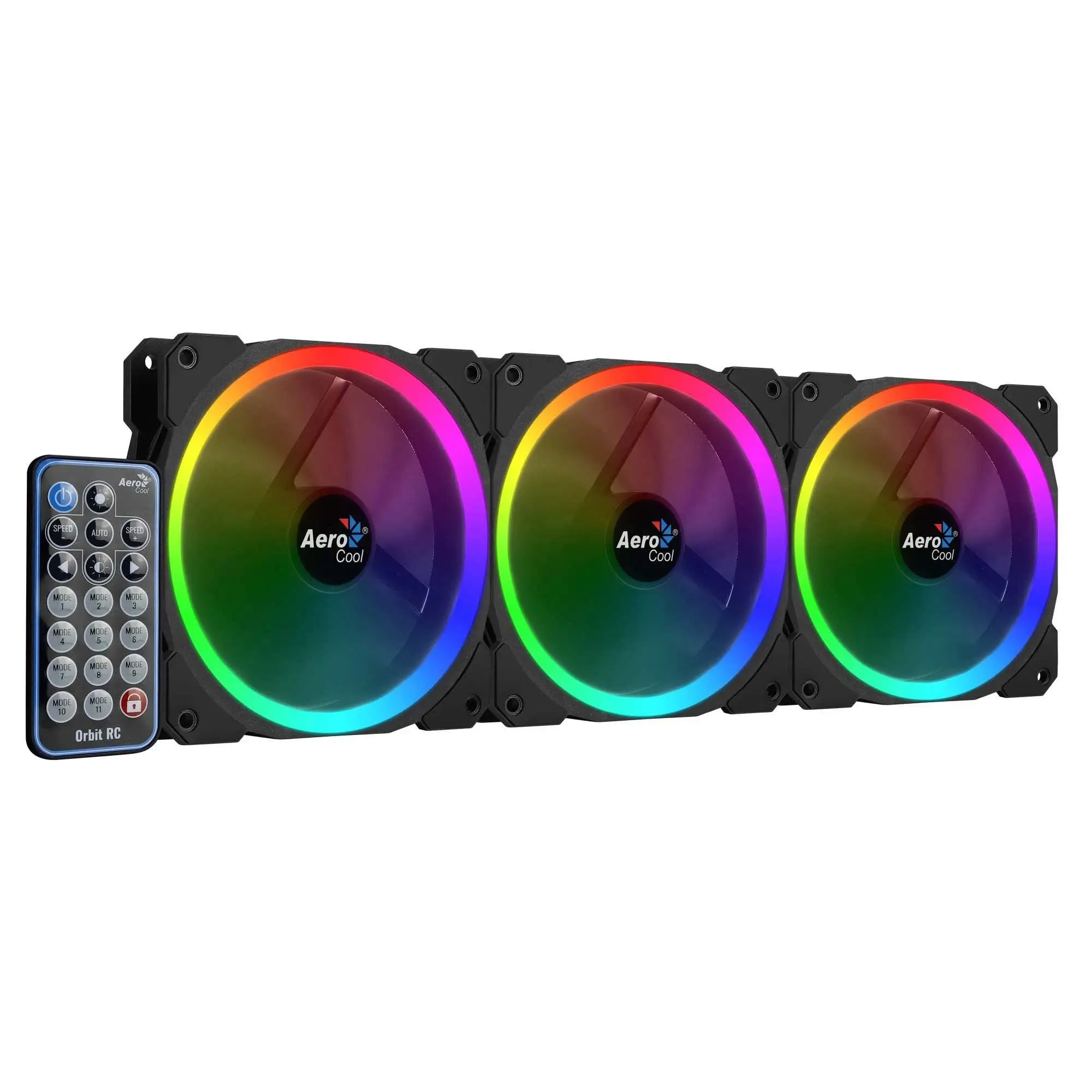 AeroCool Orbit RC Fan Kit - 3x Ventole …