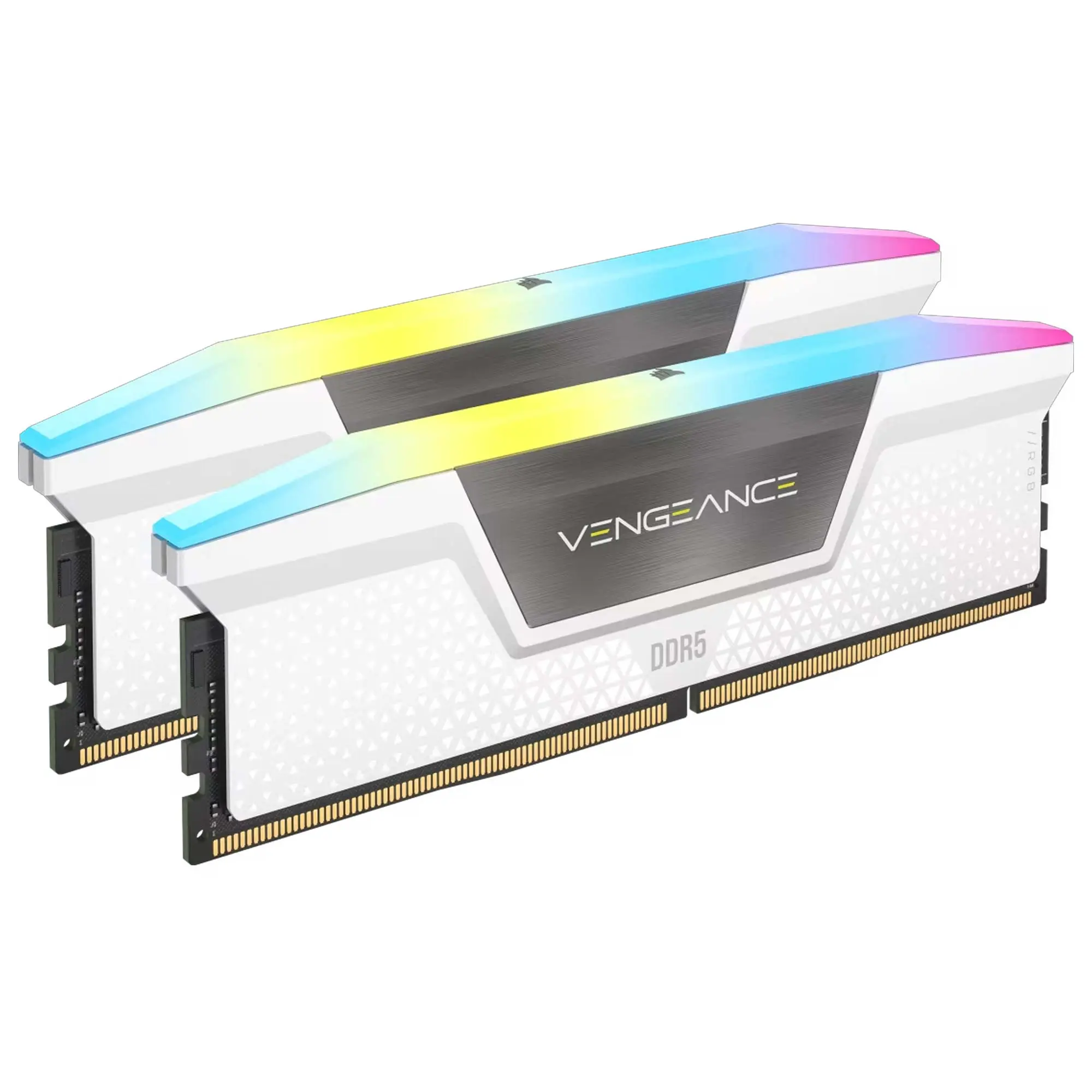 Corsair Vengeance RGB DDR5 6200MHz C36, Bianco - …