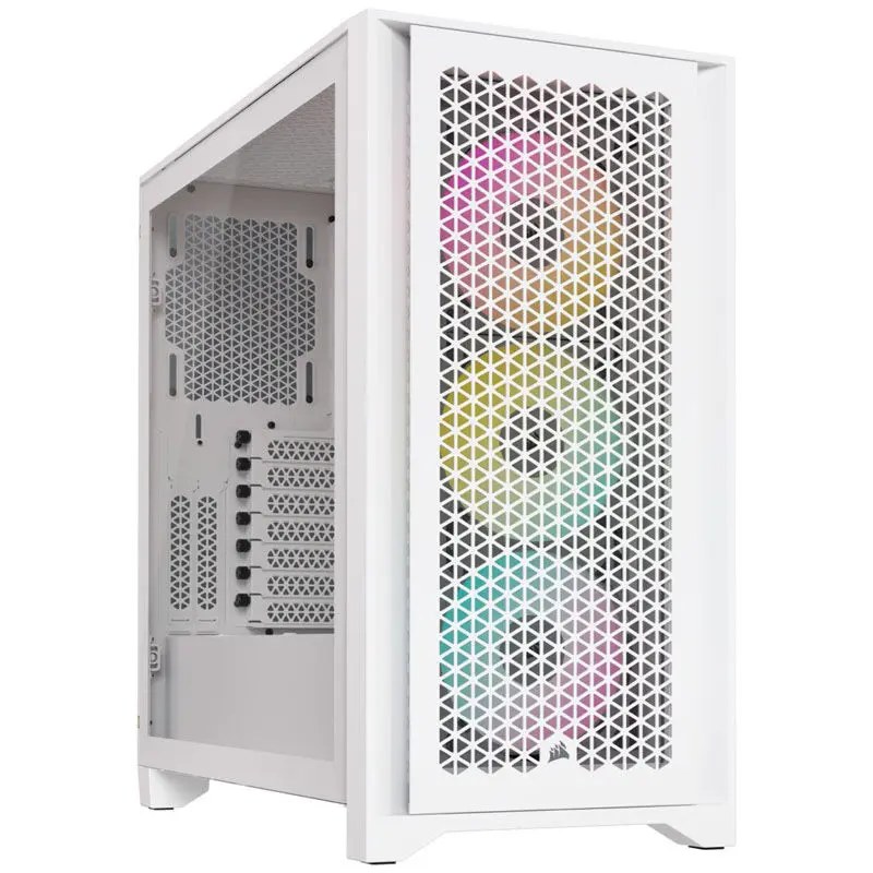 Corsair 4000D RGB Airflow Tempered Glass - Bianco …