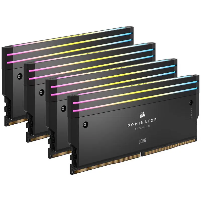 Corsair Dominator Titanium RGB DDR5 6400MHz C32, Nero …