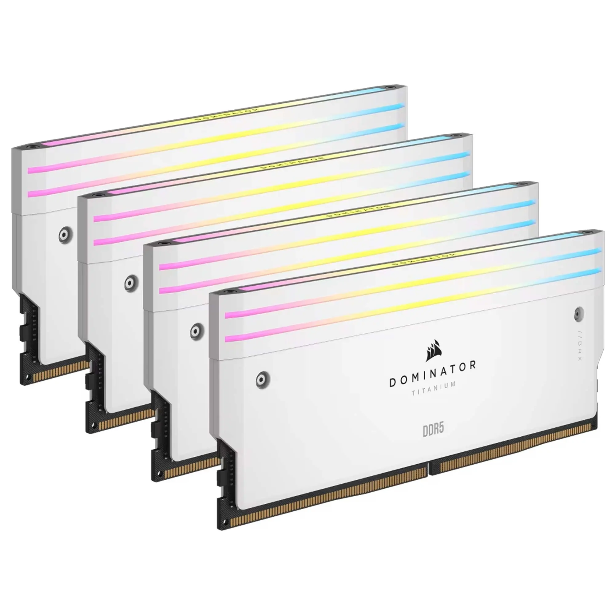 Corsair Dominator Titanium RGB DDR5 6400MHz C32, Bianco …
