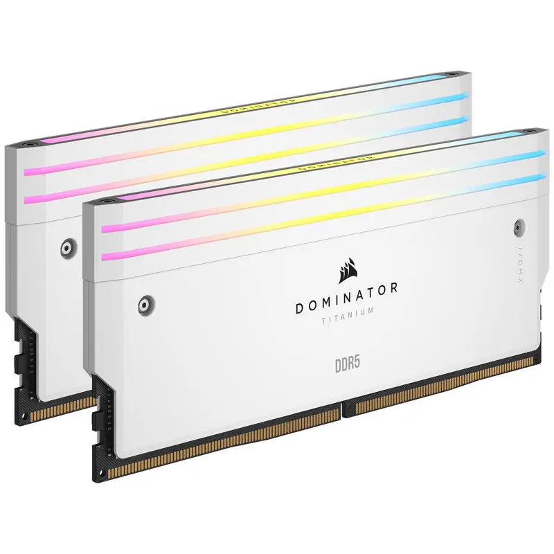 Corsair Dominator Titanium RGB DDR5 6400MHz C32, Bianco …