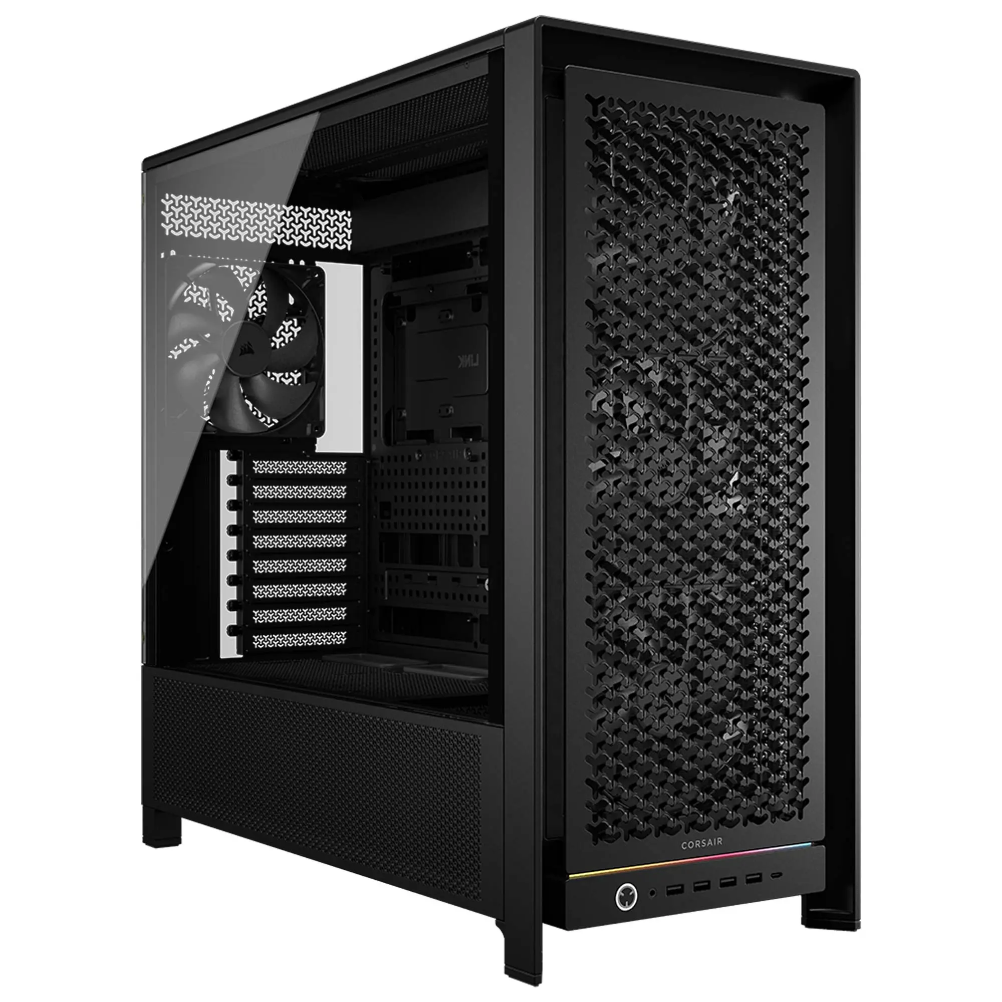 Corsair FRAME 5000D RS Tempered Glass, Mid-Tower - …