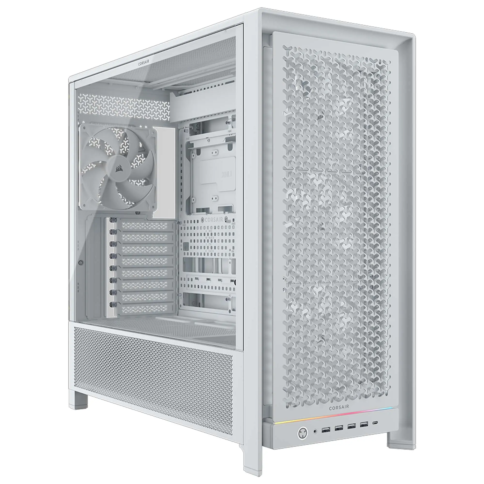 Corsair FRAME 5000D RS Tempered Glass, Mid-Tower - …