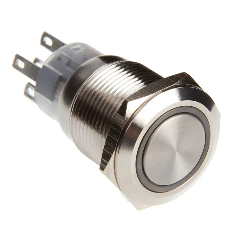 DimasTech Switch / Pulsante 19mm - Silverline - …