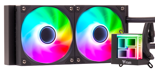 iTek HYDRO CUBE 240B, PWM, Black - 240 …