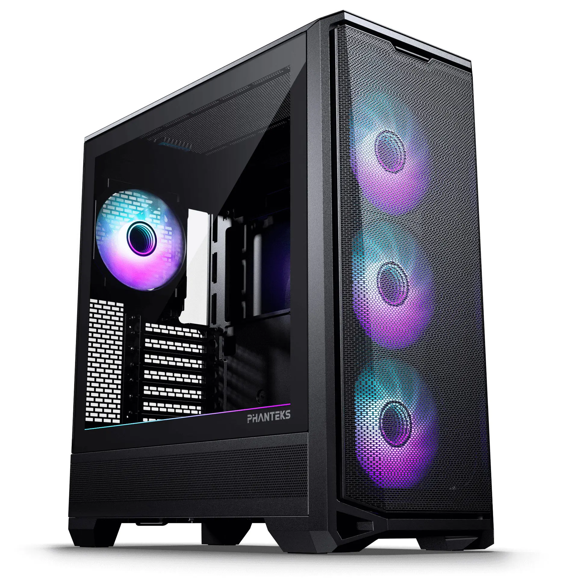Phanteks Eclipse G400A Midi-Tower - Tempered Glass, DRGB …