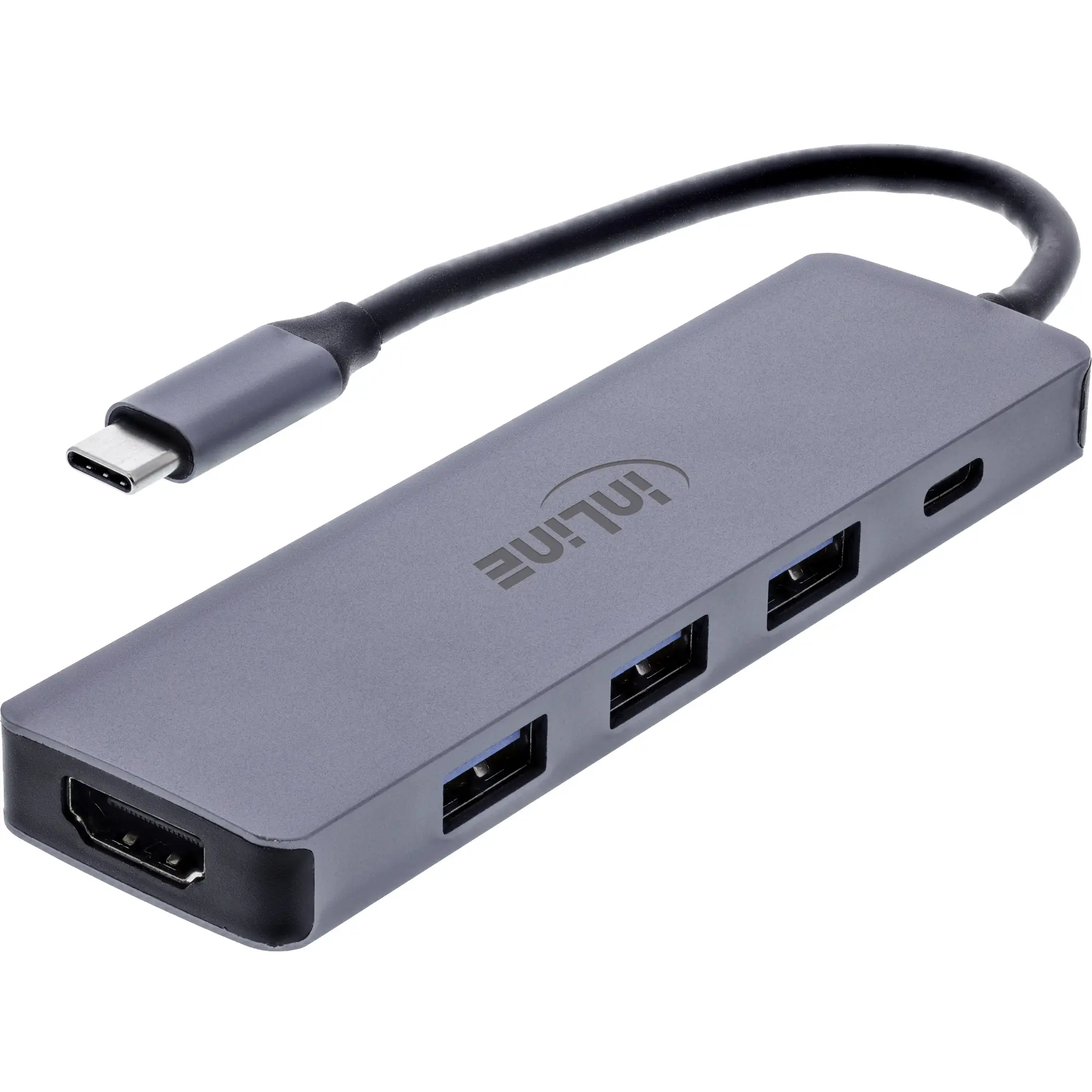 InLine Hub Multifunzione USB-C - 3x USB-A 5 …
