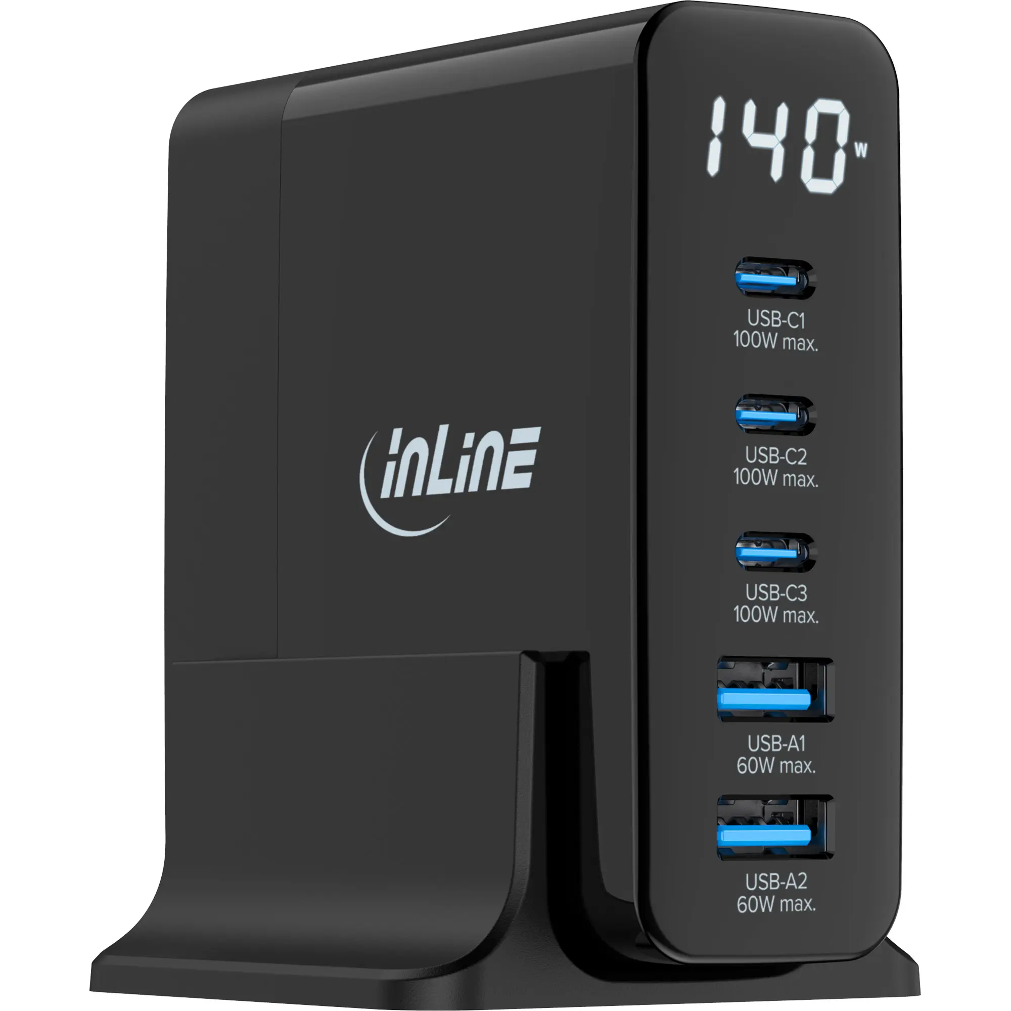 InLine Alimentatore USB PD GaN 140W 5 porte …