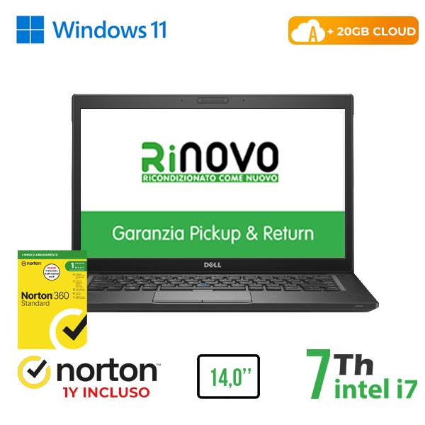 NOTEBOOK DELL LATITUDE E7480 INTEL CORE I7-7 GEN. …