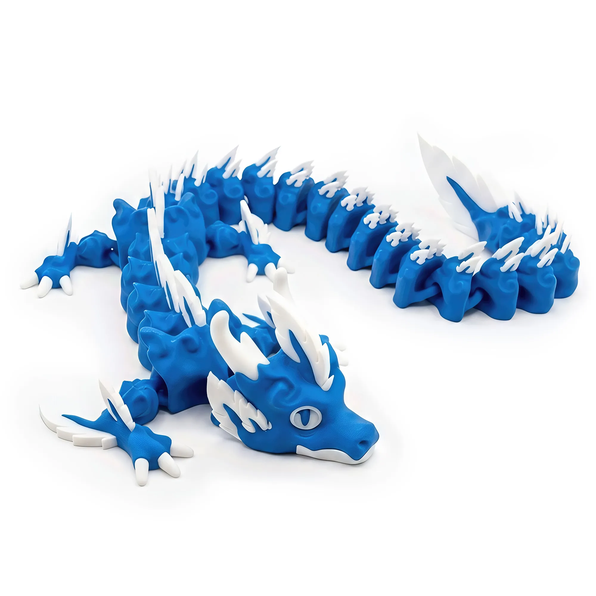 Water Dragon Flessibile Articolato - Statuetta Stampata in …