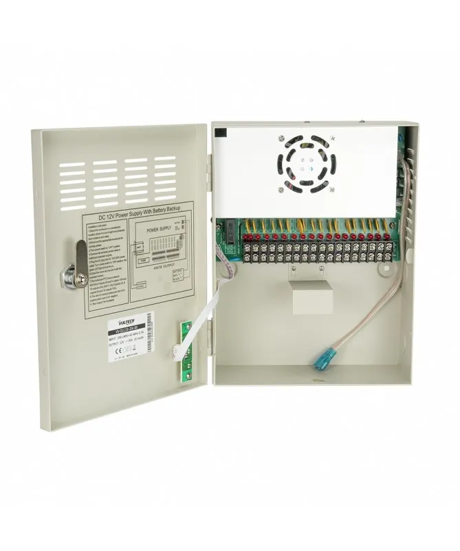 Vultech Security VS-CS1218-20A-BK adattatore e invertitore Interno Grigio