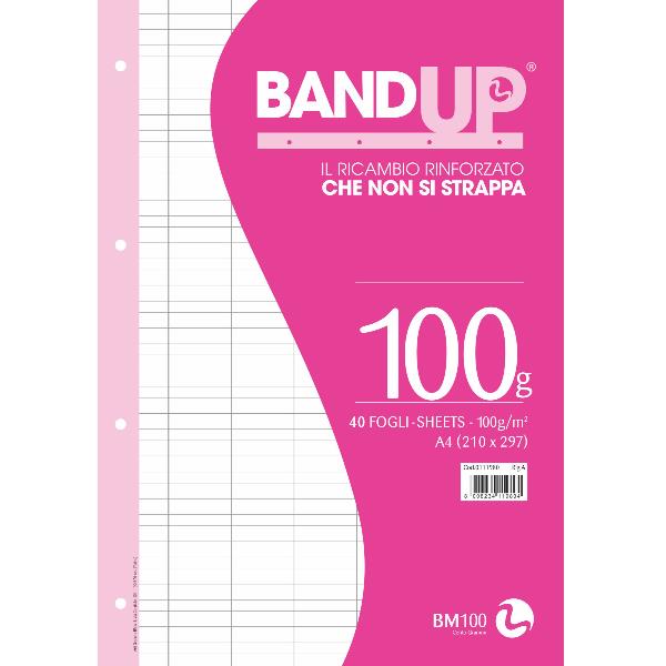 Ricambi BandUP forati rinforzati - A4 - rigo …