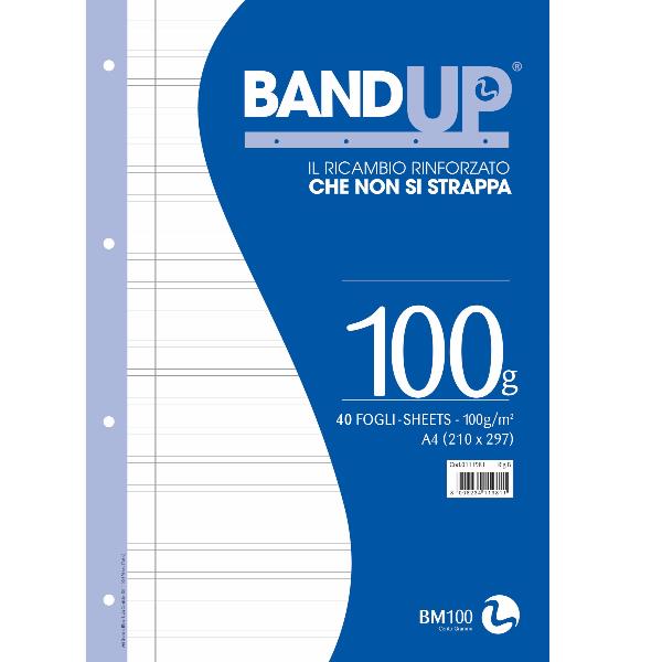 Ricambi BandUP forati rinforzati - A4 - rigo …